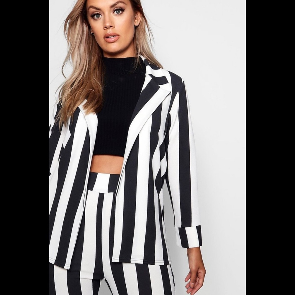 NWT Plus Striped Suit Two-Piece size 18